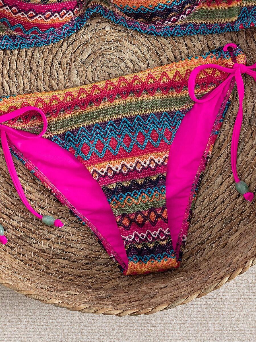 HAFTOWANE BIKINI DWUCZĘŚCIOWE