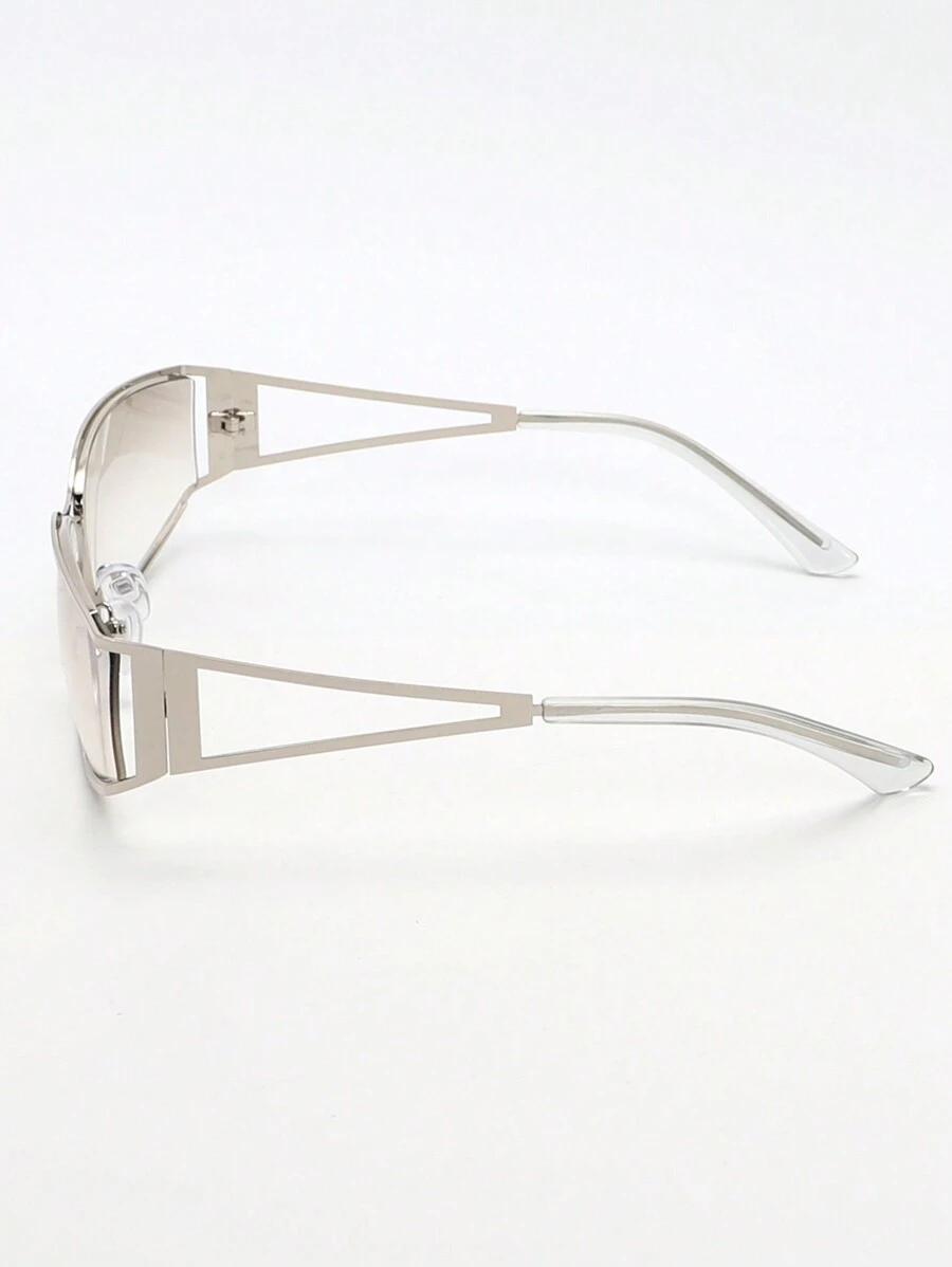 srebrne okulary zerówki