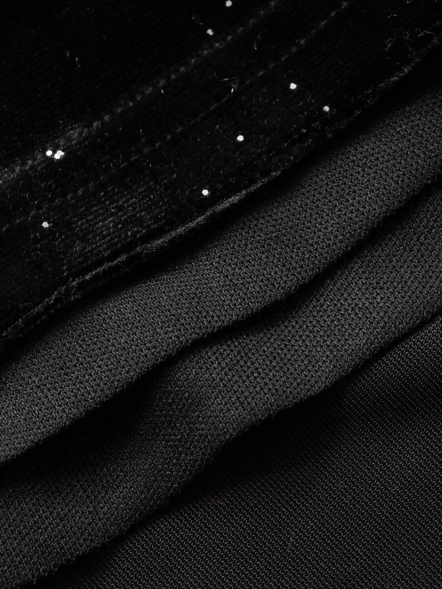 CZARNA MAXI SUKIENKA 