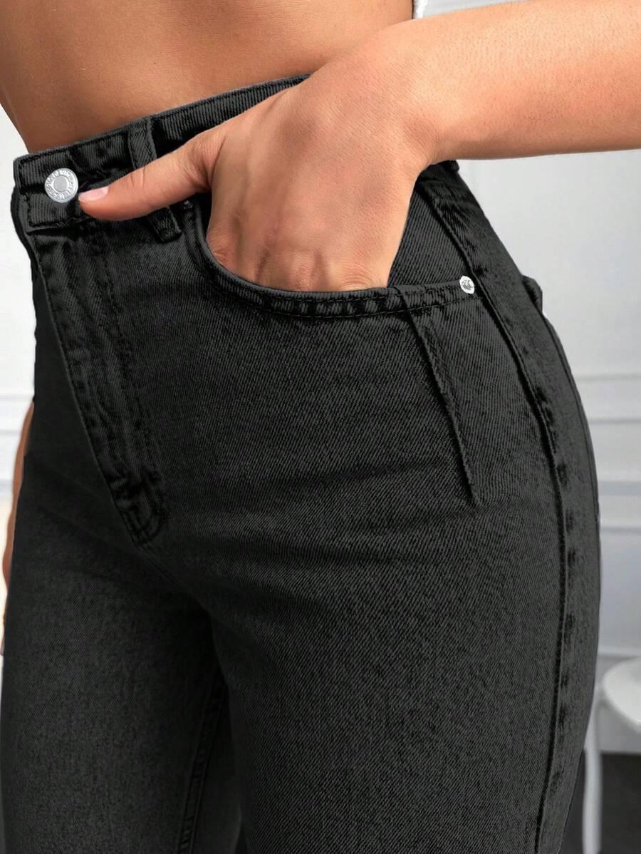 SPODNIE JEANS Z WYSOKIM STANEM
