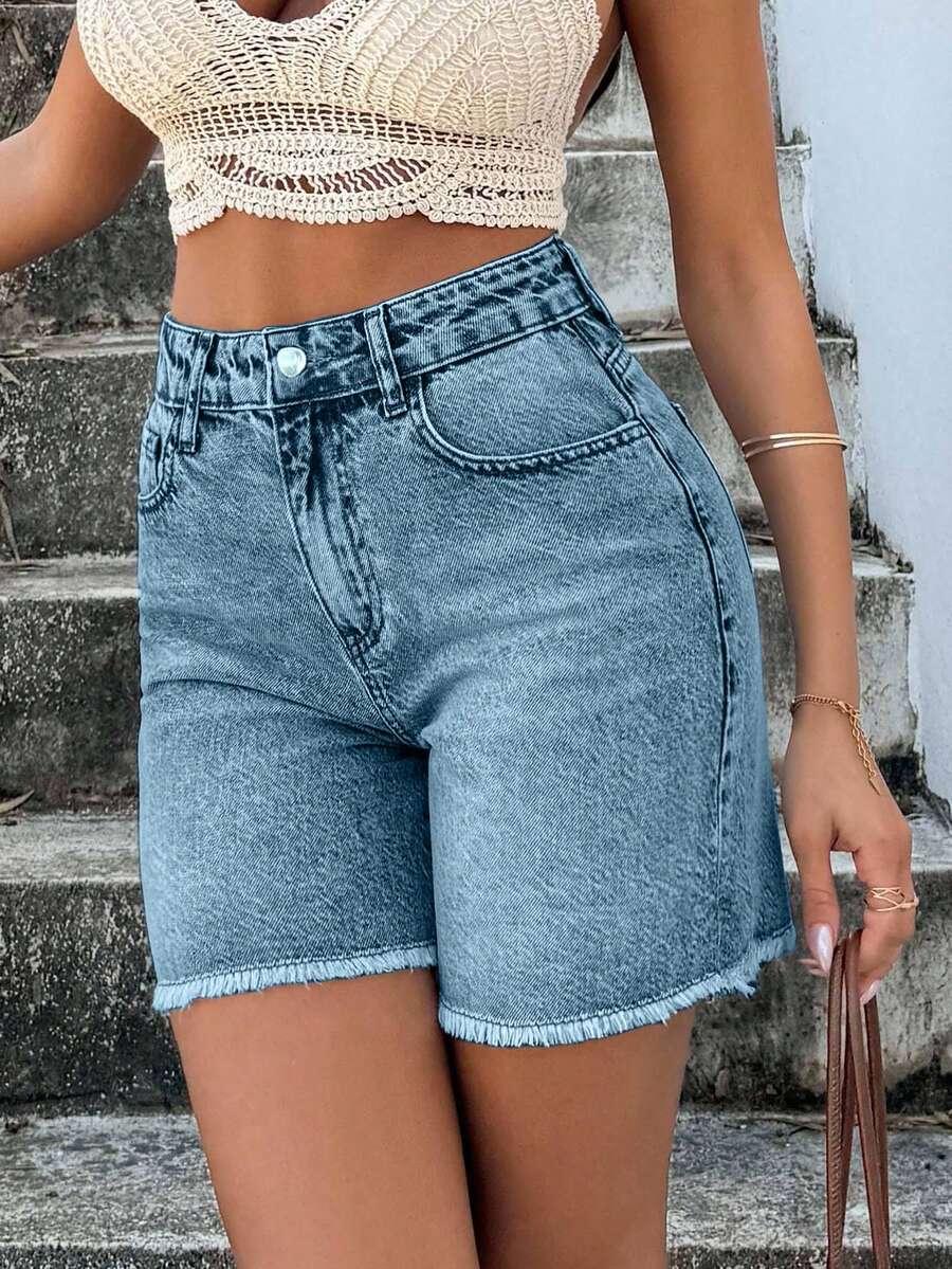 spodenki jeans kieszenie