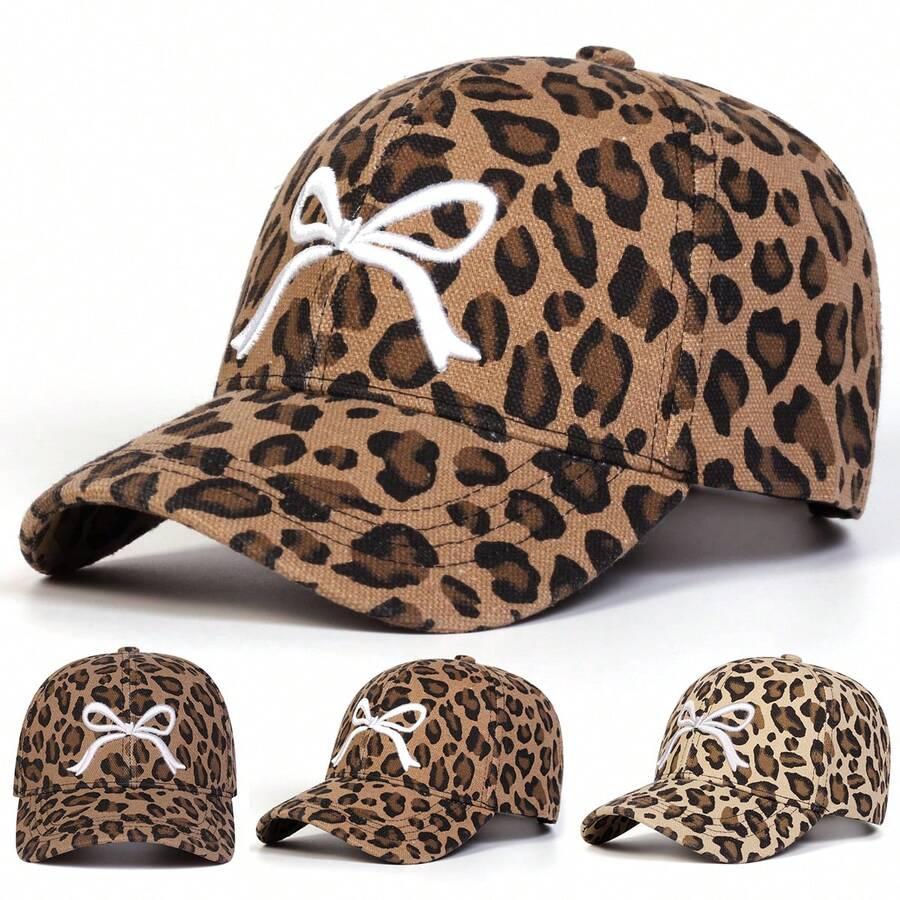 czapka z daszkiem animal print