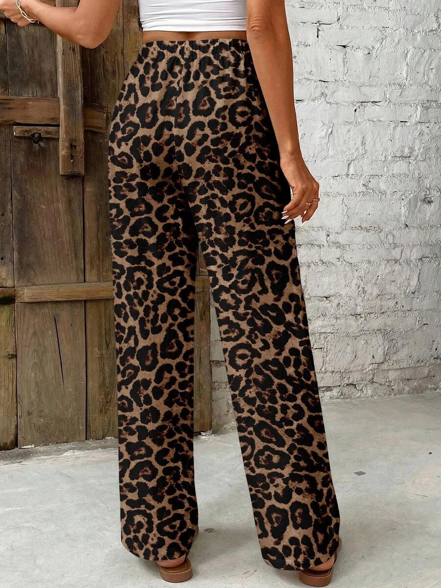 SPODNIE ANIMAL PRINT casual