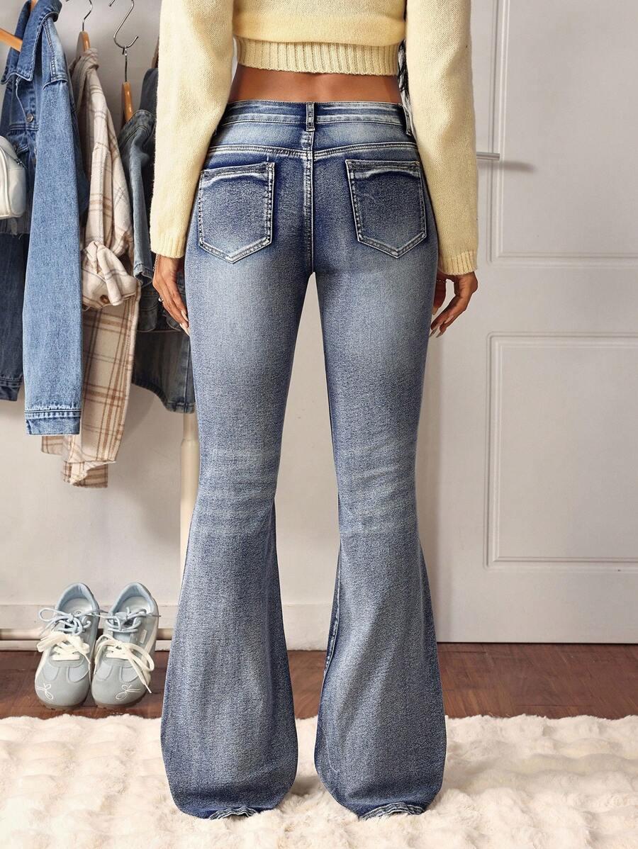 NIEBIESKIE SPODNIE JEANS