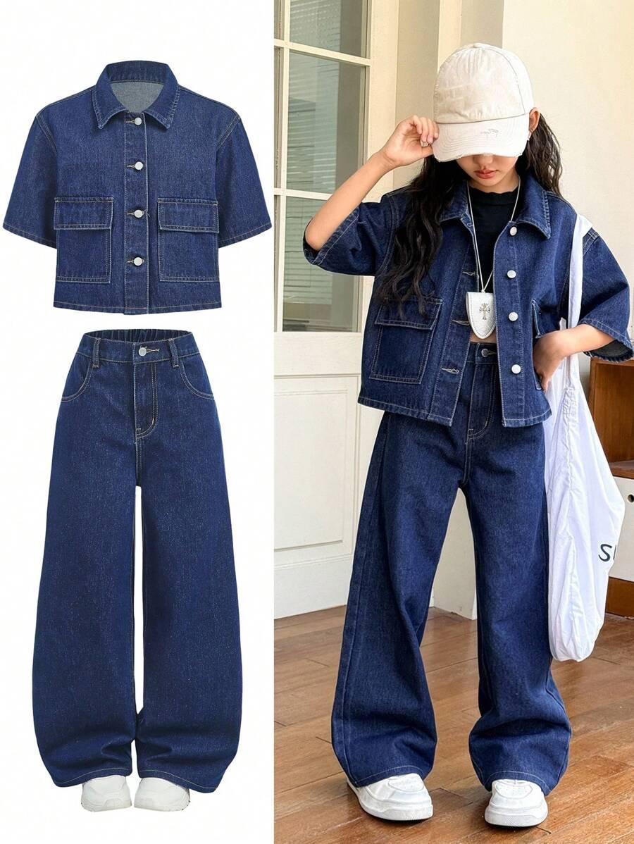 niebieskie jeansowe spodnie
