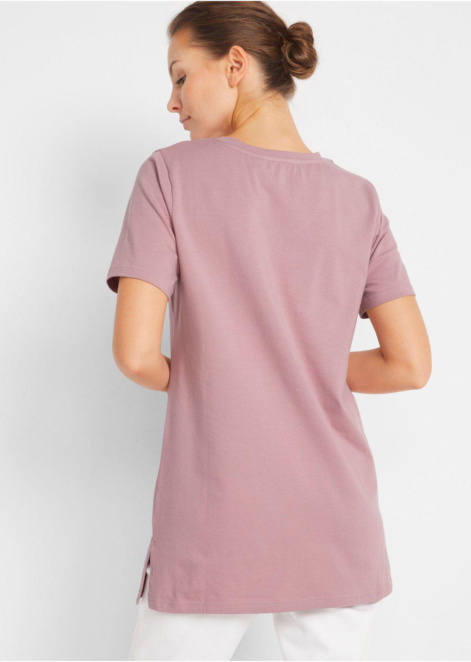 RÓŻOWY T-SHIRT BASIC