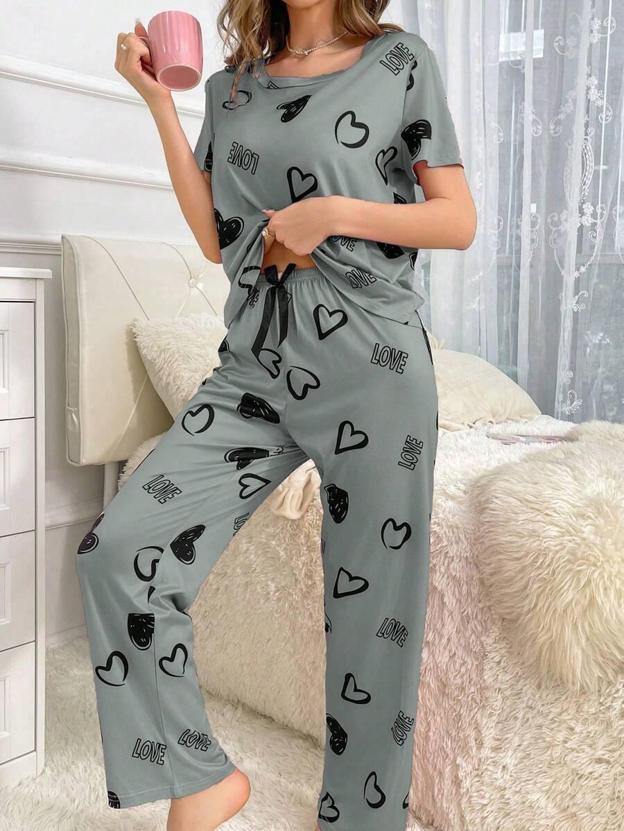 T-SHIRT SPODNIE KOMPLET PIŻAMA