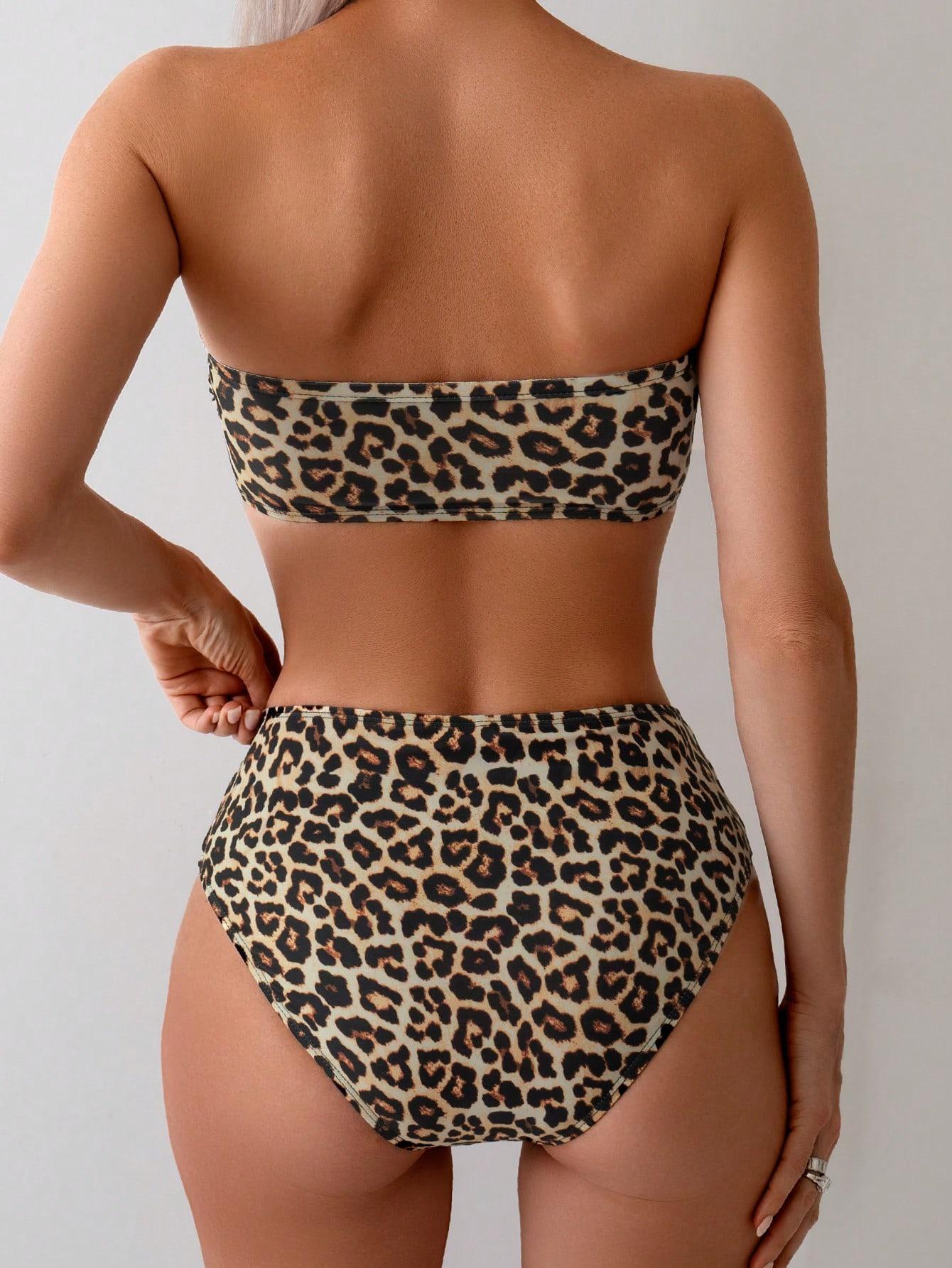 dół od bikini animal print