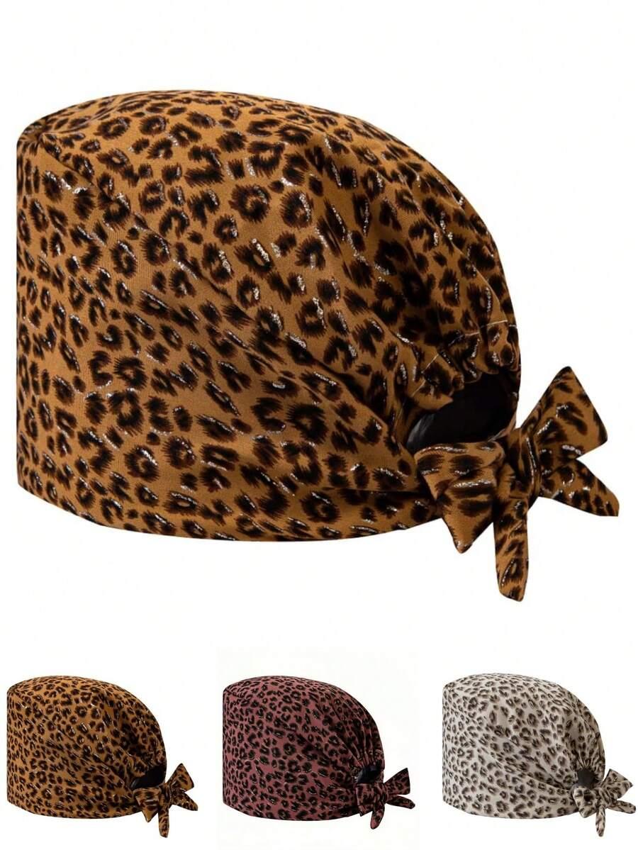 chusta na głowę animal print 
