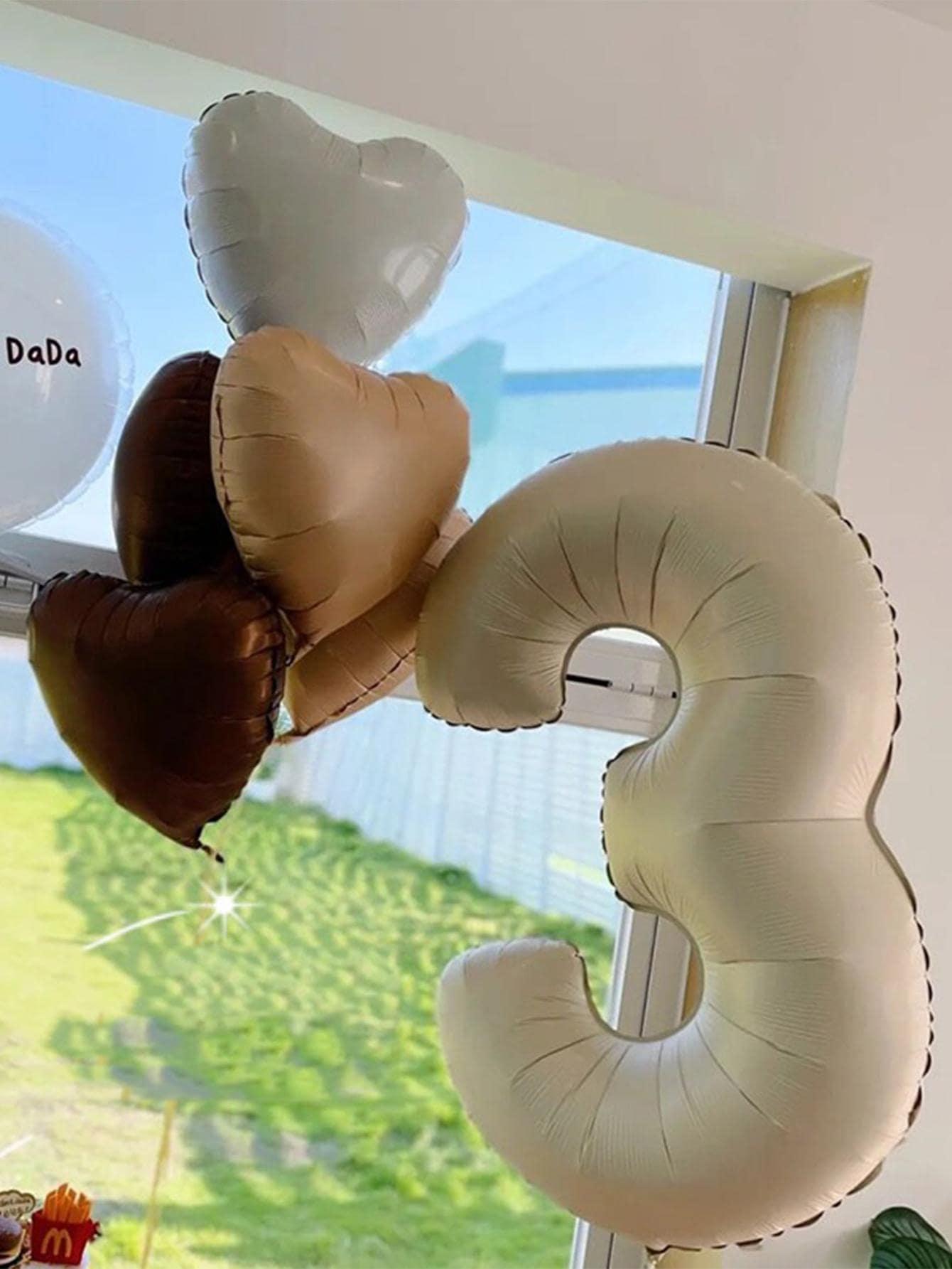 zestaw balonów cyfra 6