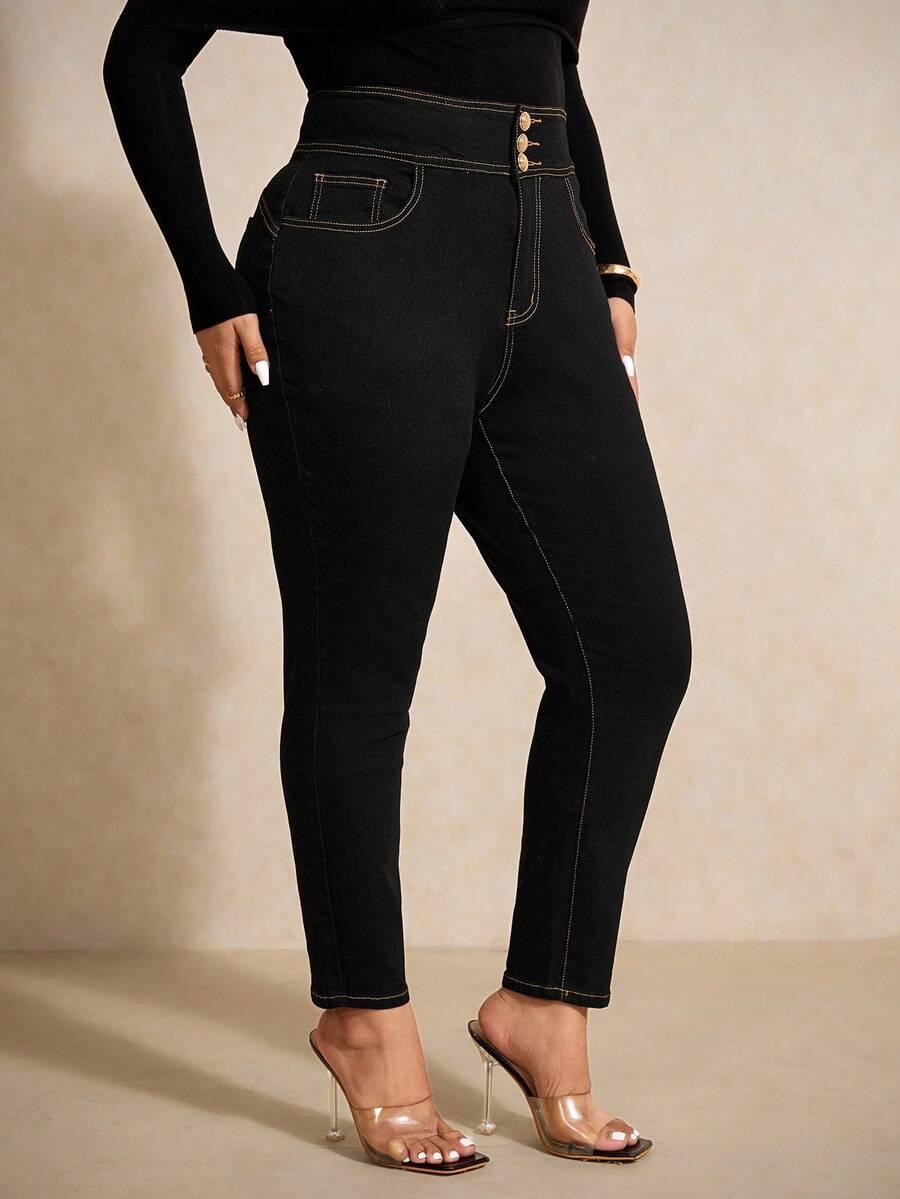 SPODNIE JEANS WYSOKI STAN