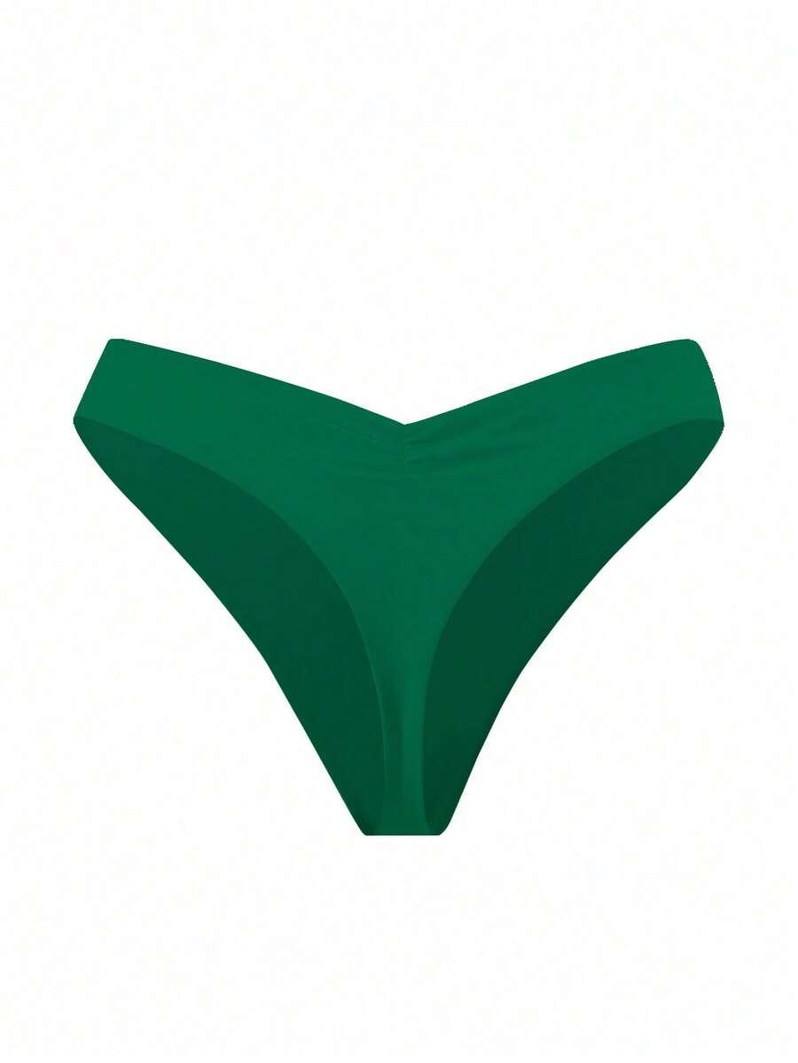 zielony dół od bikini