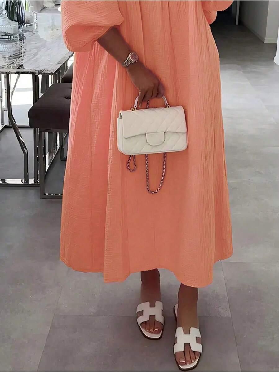MAXI SUKIENKA V-NECK