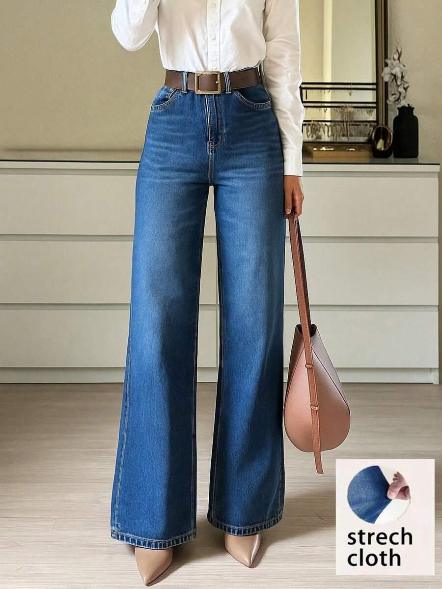 NIEBIESKIE SPODNIE JEANS