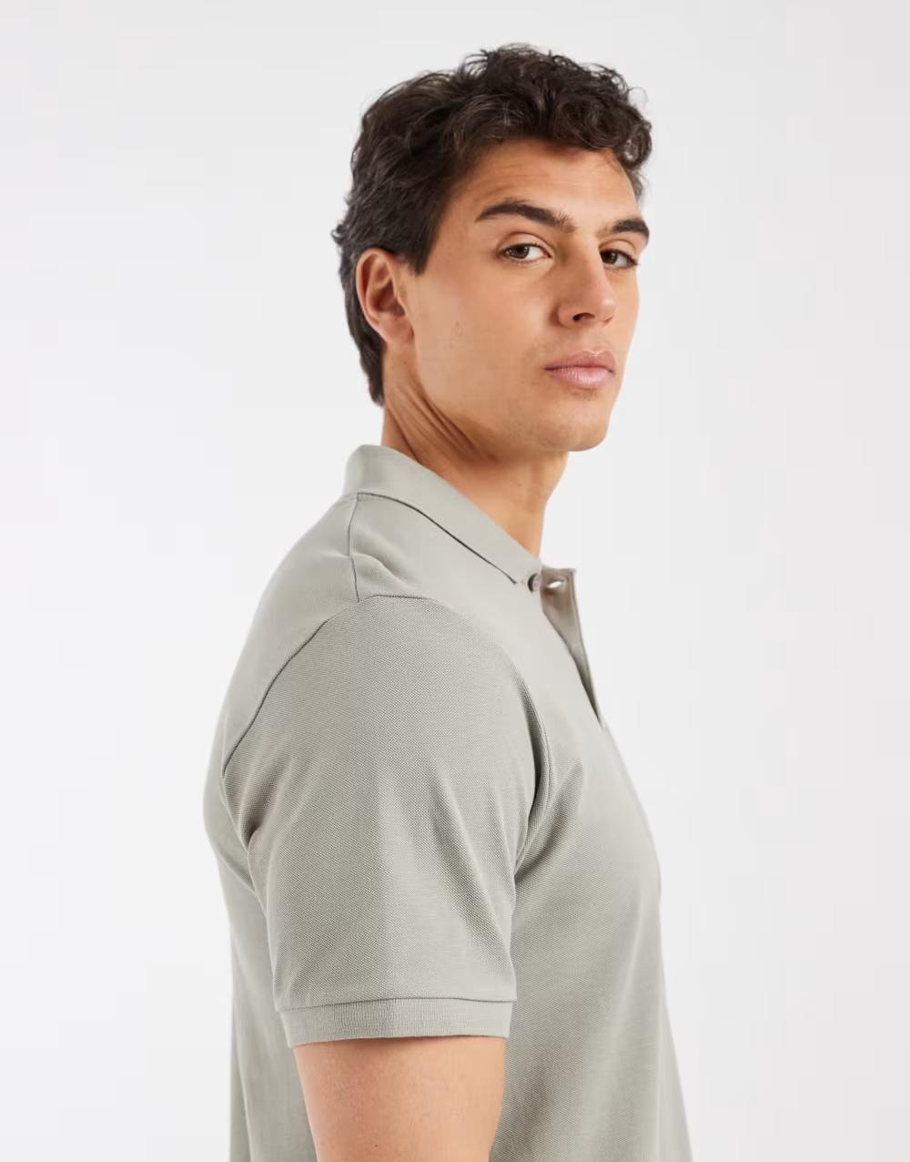 zielona koszulka polo casual