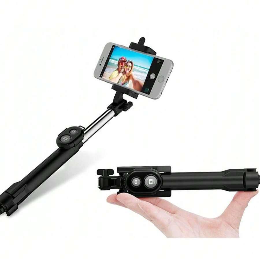 czarny SELFIE stick ZE STATYWEM