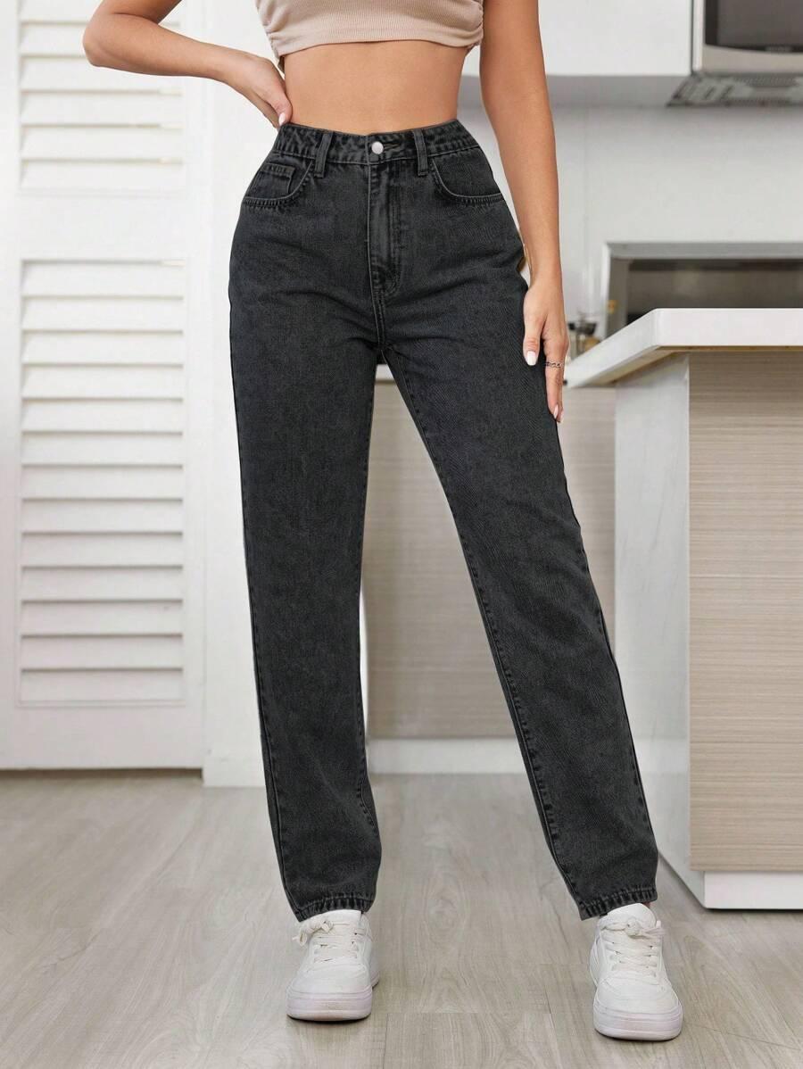 CZARNE JEANSY CASUAL