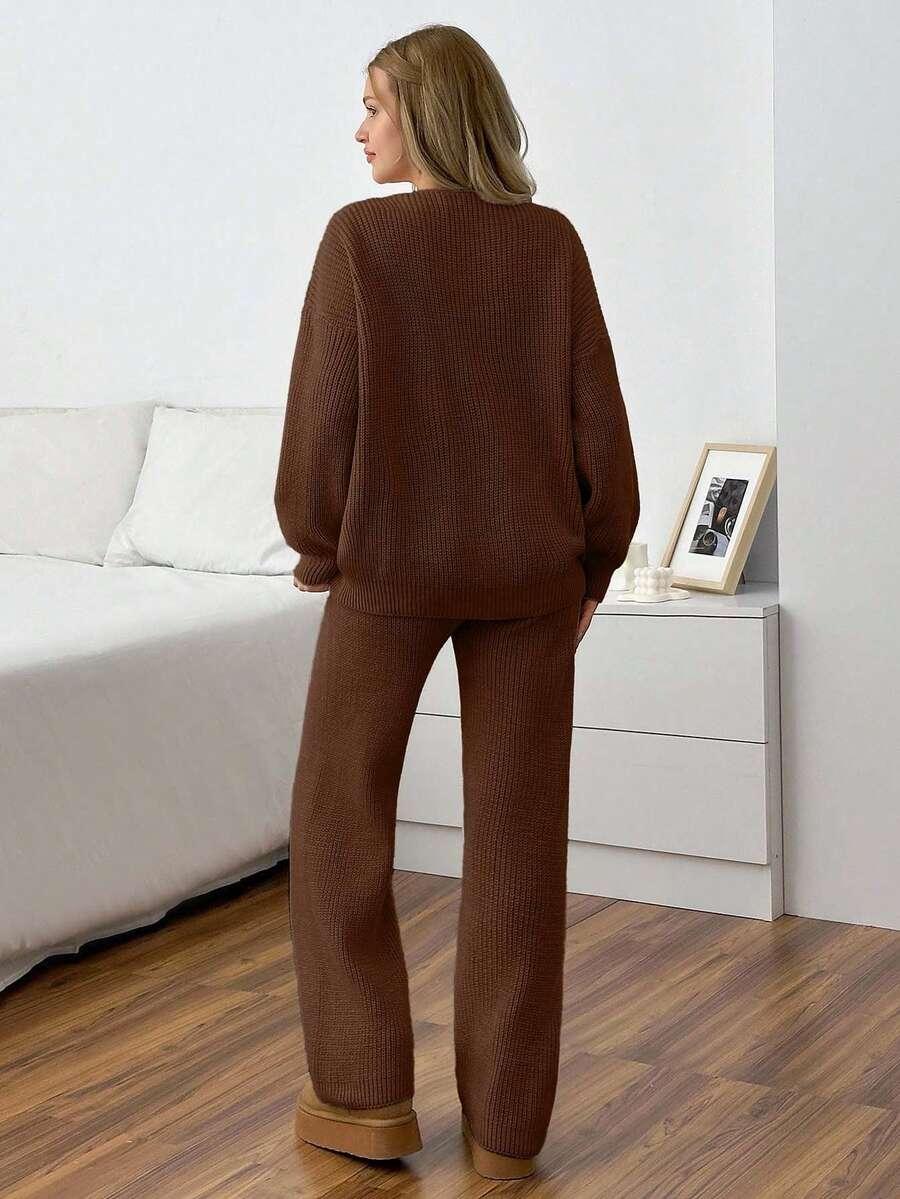 sweter spodnie komplet 