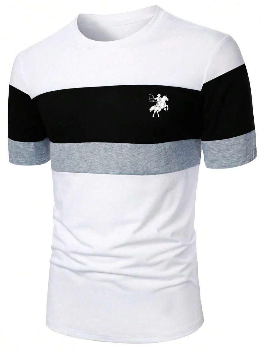 BIAŁY T-SHIRT PRINT