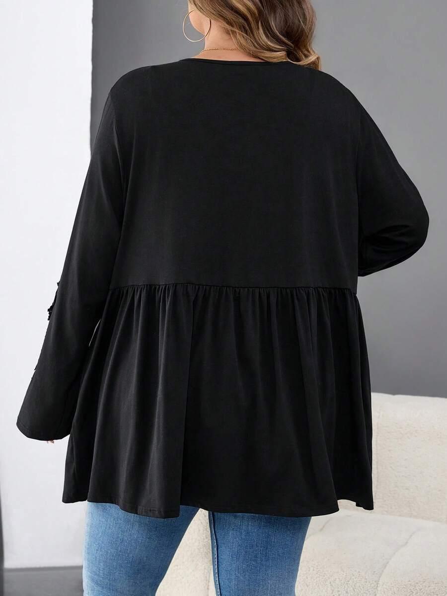 BLUZKA DAMSKA NARZUTKA PLUS SIZE OVERSIZE 