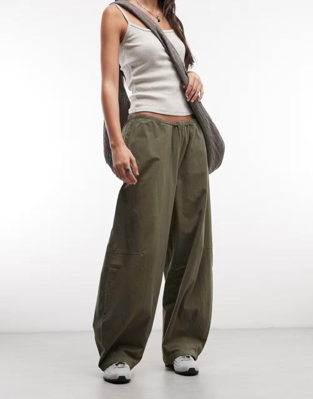 ZIELONE SPODNIE CASUAL