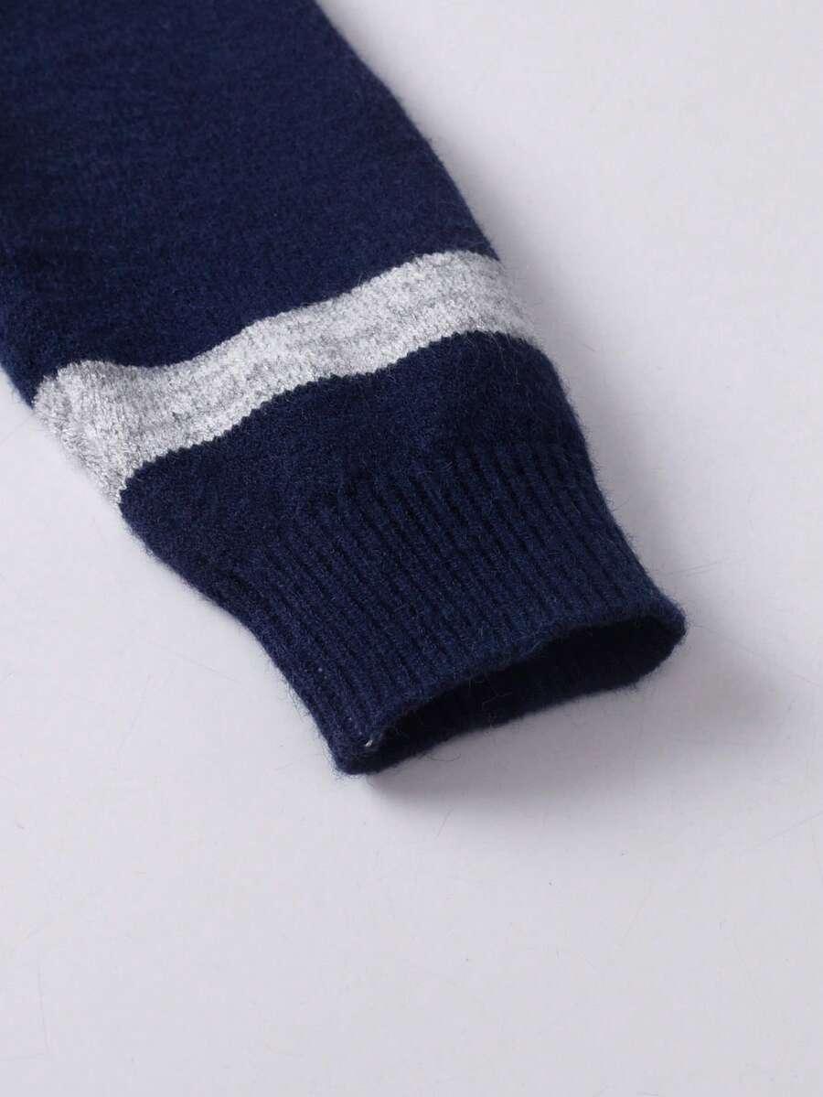 sweter w paski tekstura 