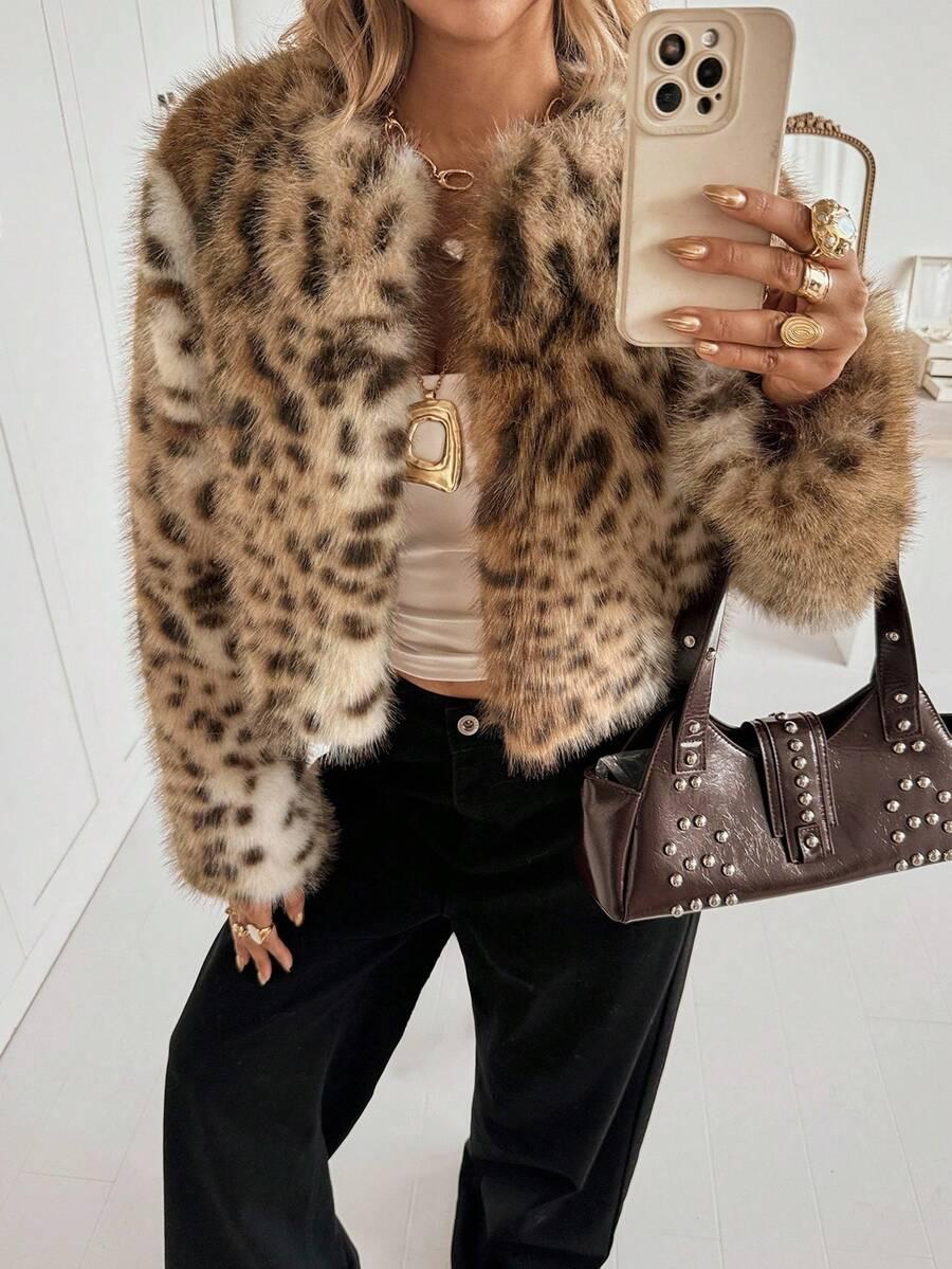 sztuczne futro animal print