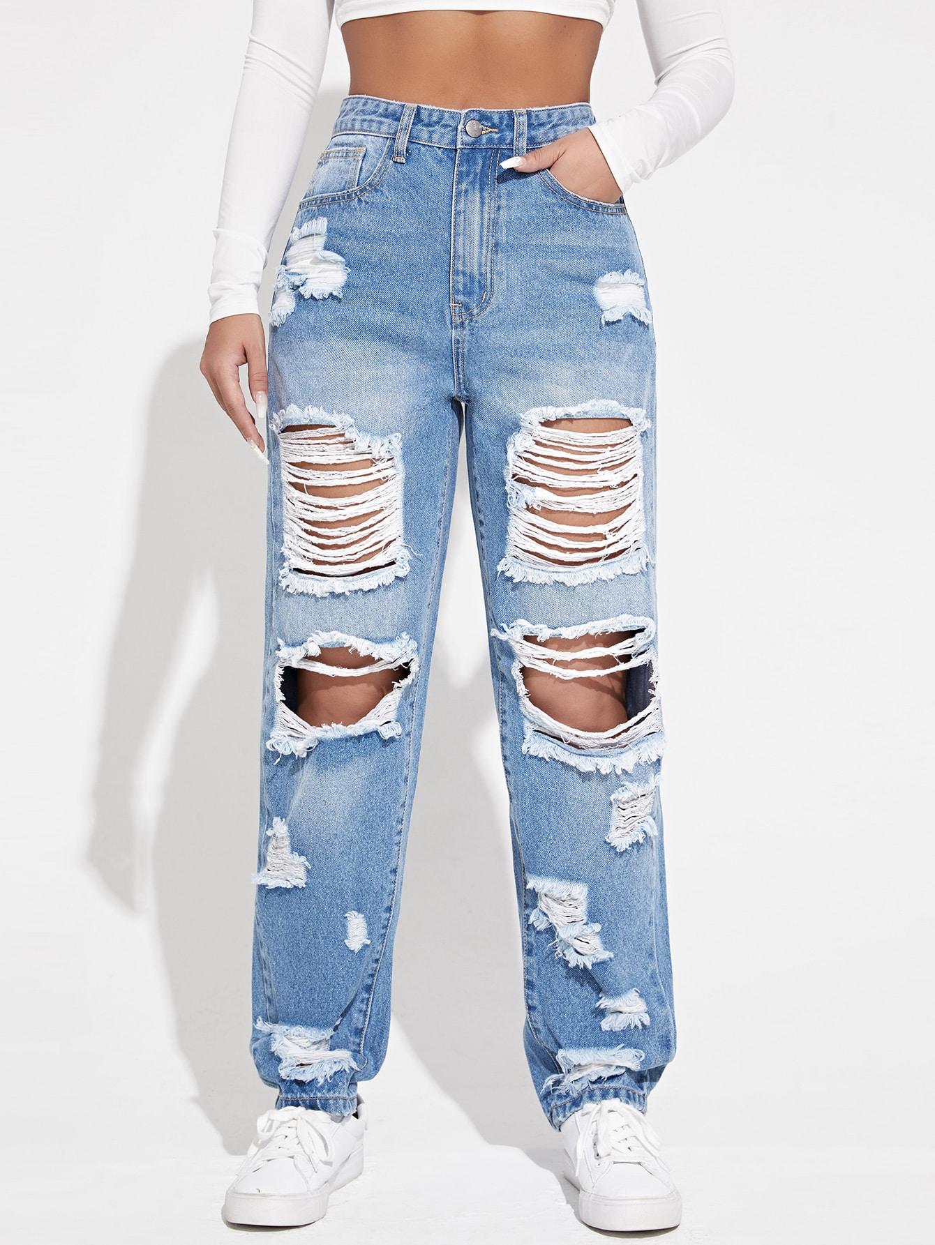 NIEBIESKIE SPODNIE JEANS