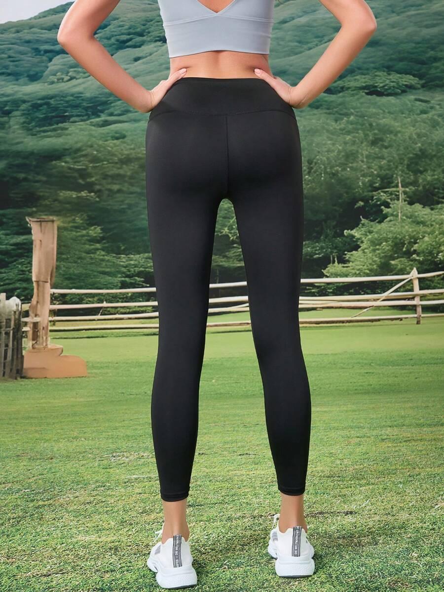 CZARNE LEGGINSY SPORTOWE 5-PACK