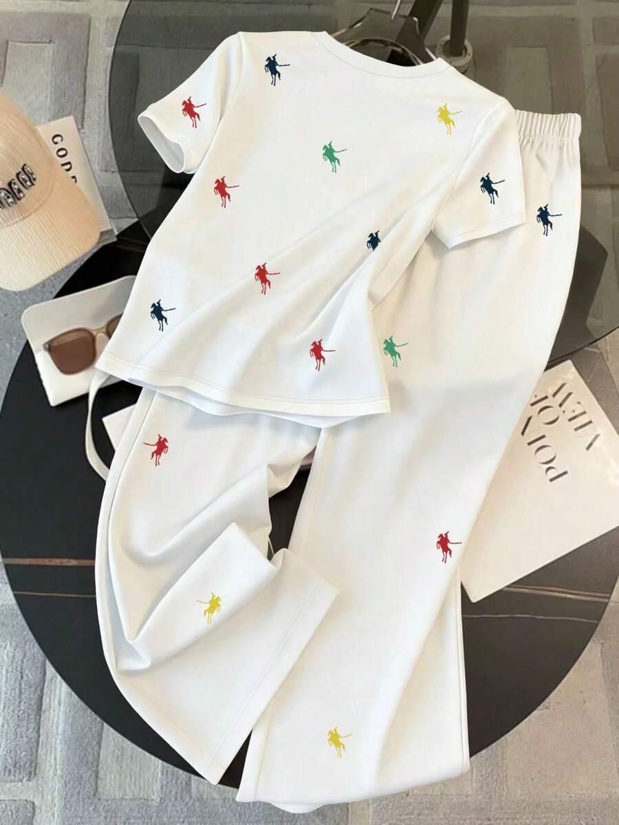 t-shirt spodnie komplet