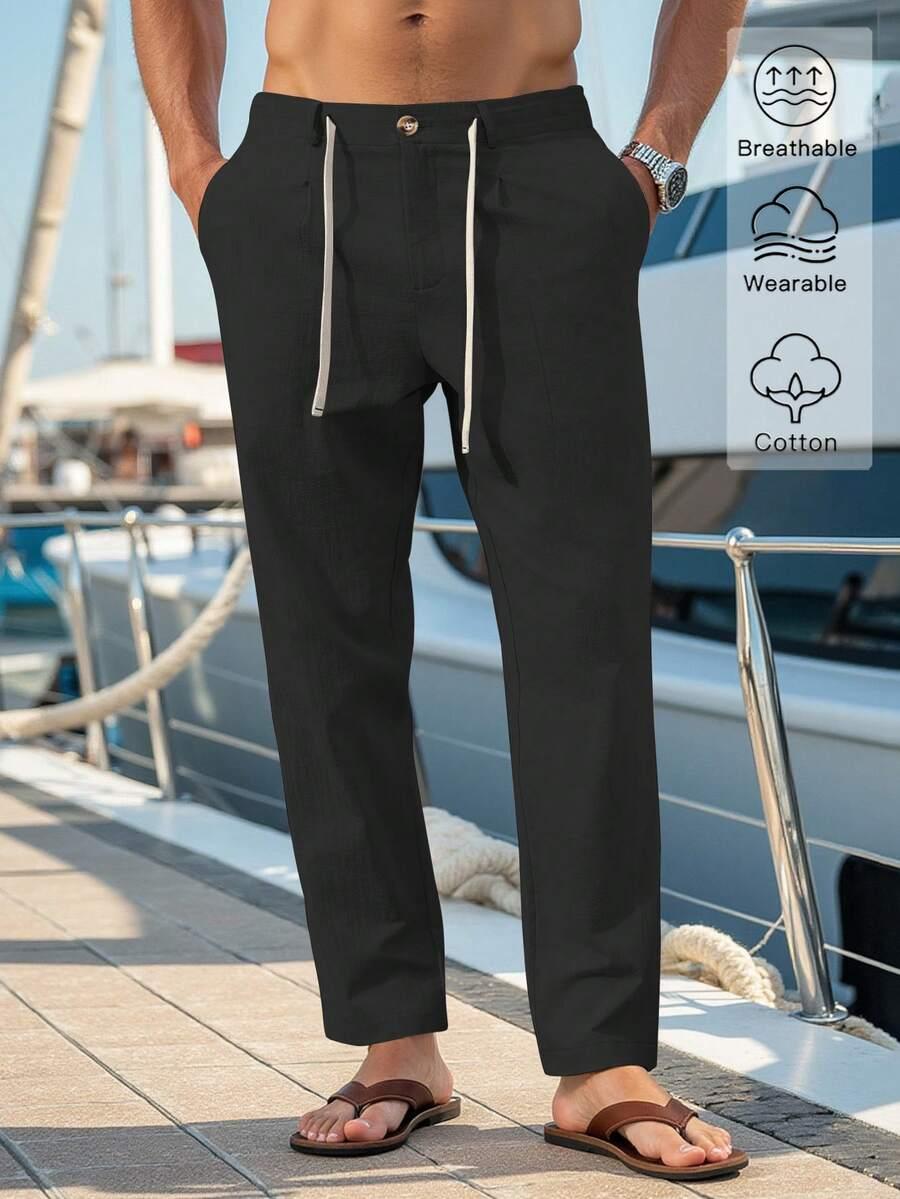 CZARNE SPODNIE CASUAL