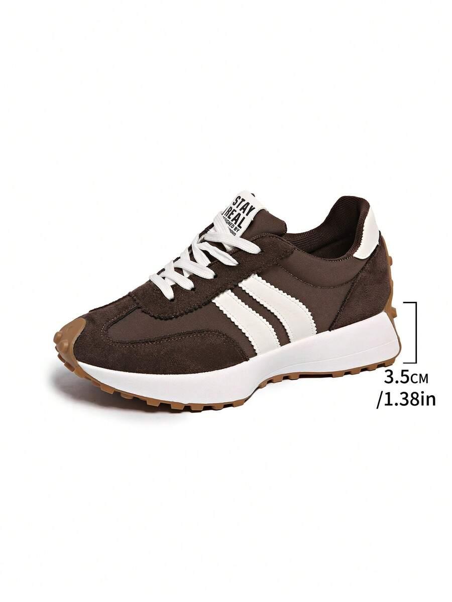 BRĄZOWE BUTY SPORTOWE 