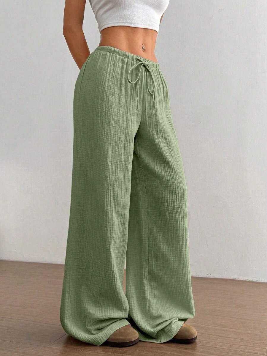 zielone spodnie casual