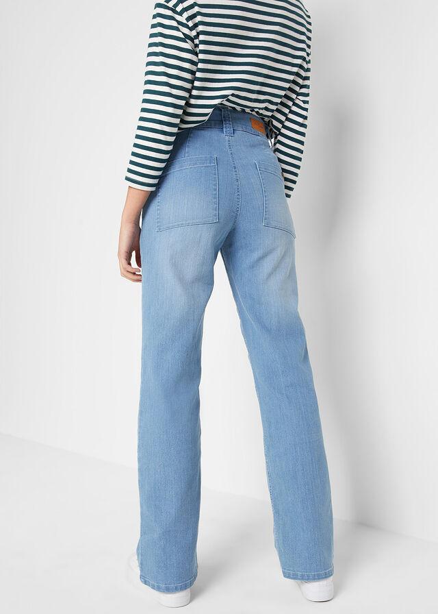 NIEBIESKIE SPODNIE JEANS 