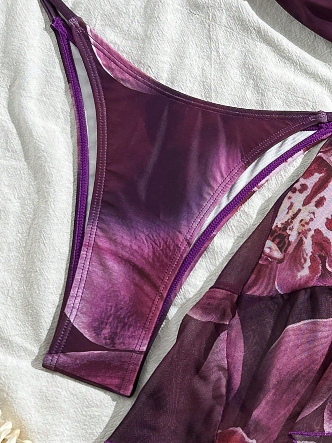 KOMPLET DWUCZĘŚCIOWY STRÓJ KĄPIELOWY SARONG