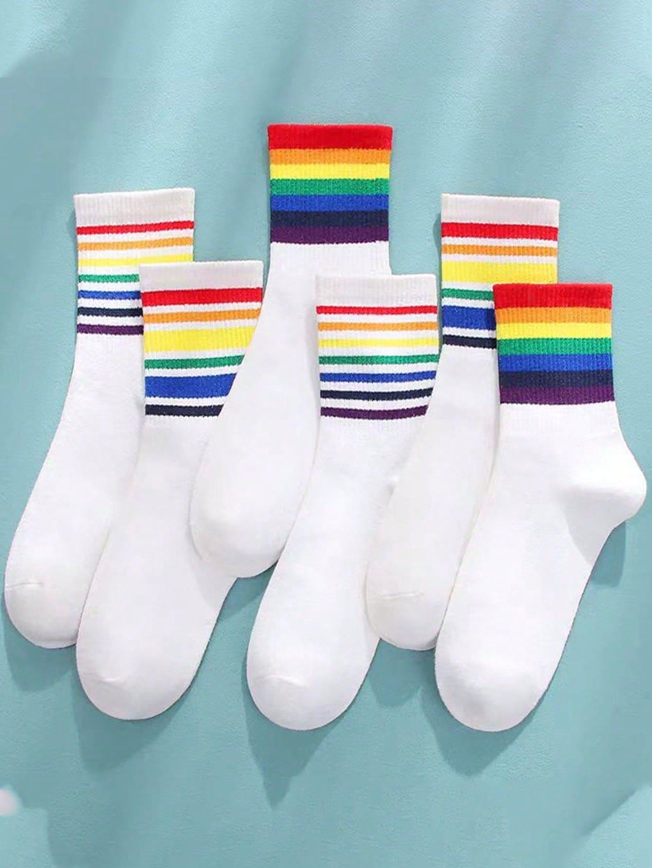 klasyczne skarpety wzór paski  3-pack