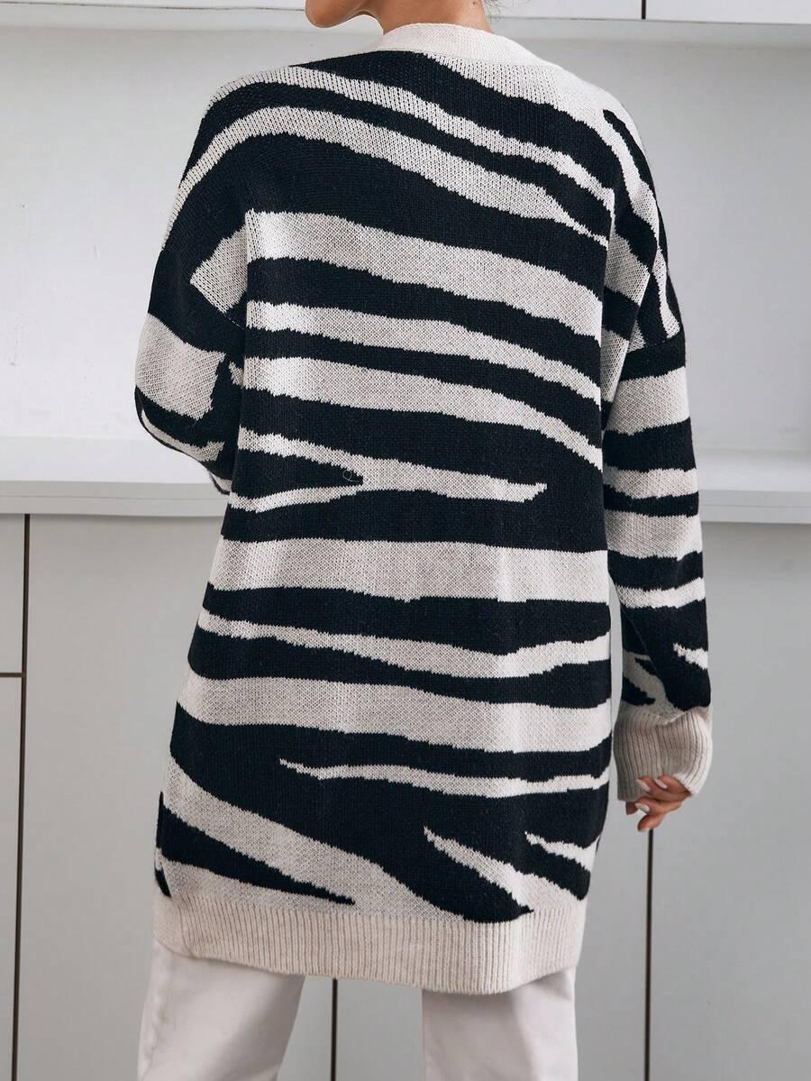 SWETER KARDIGAN ANIMAL PRINT
