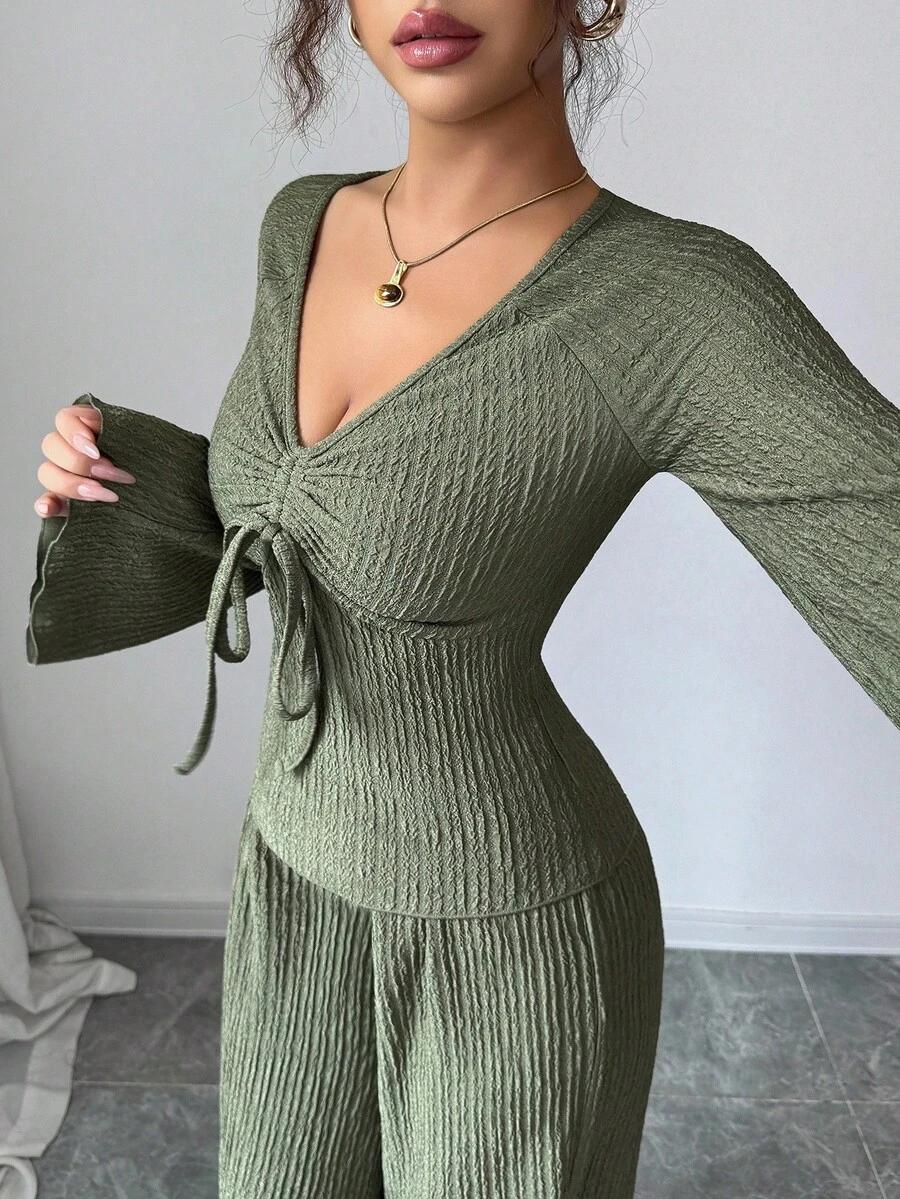 ZIELONE SPODNIE CASUAL