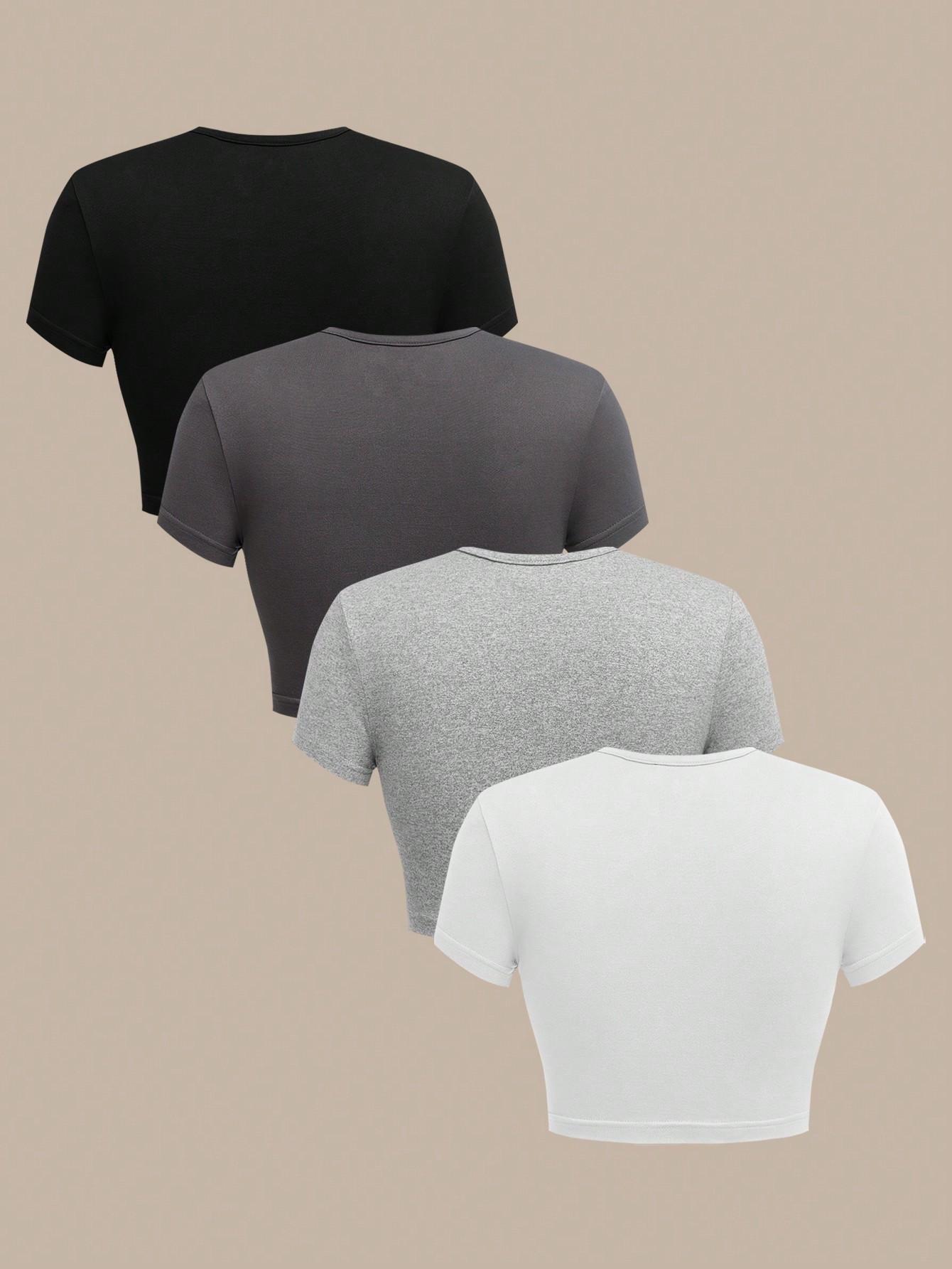 BLUZKA KRÓTKI RĘKAW 2-PACK