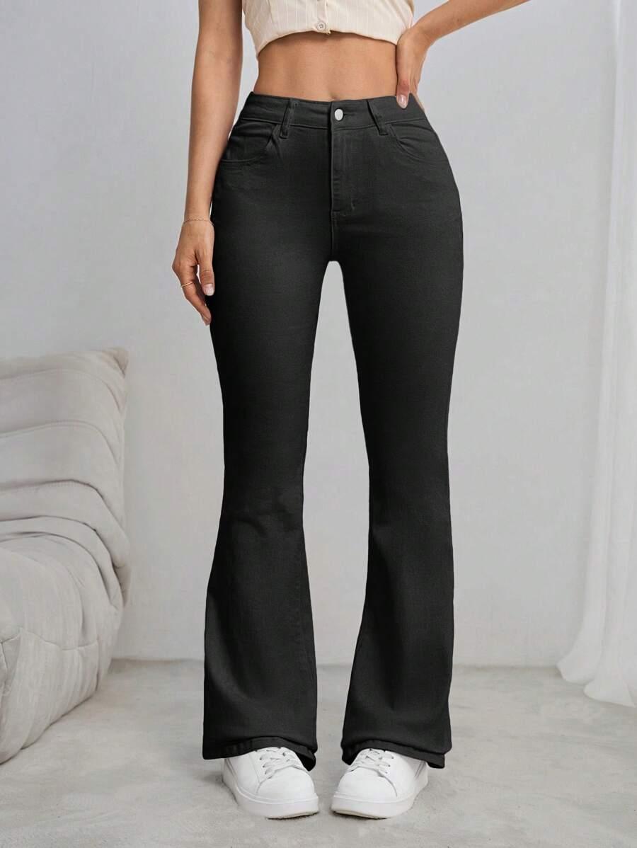 SPODNIE JEANS DZWONY