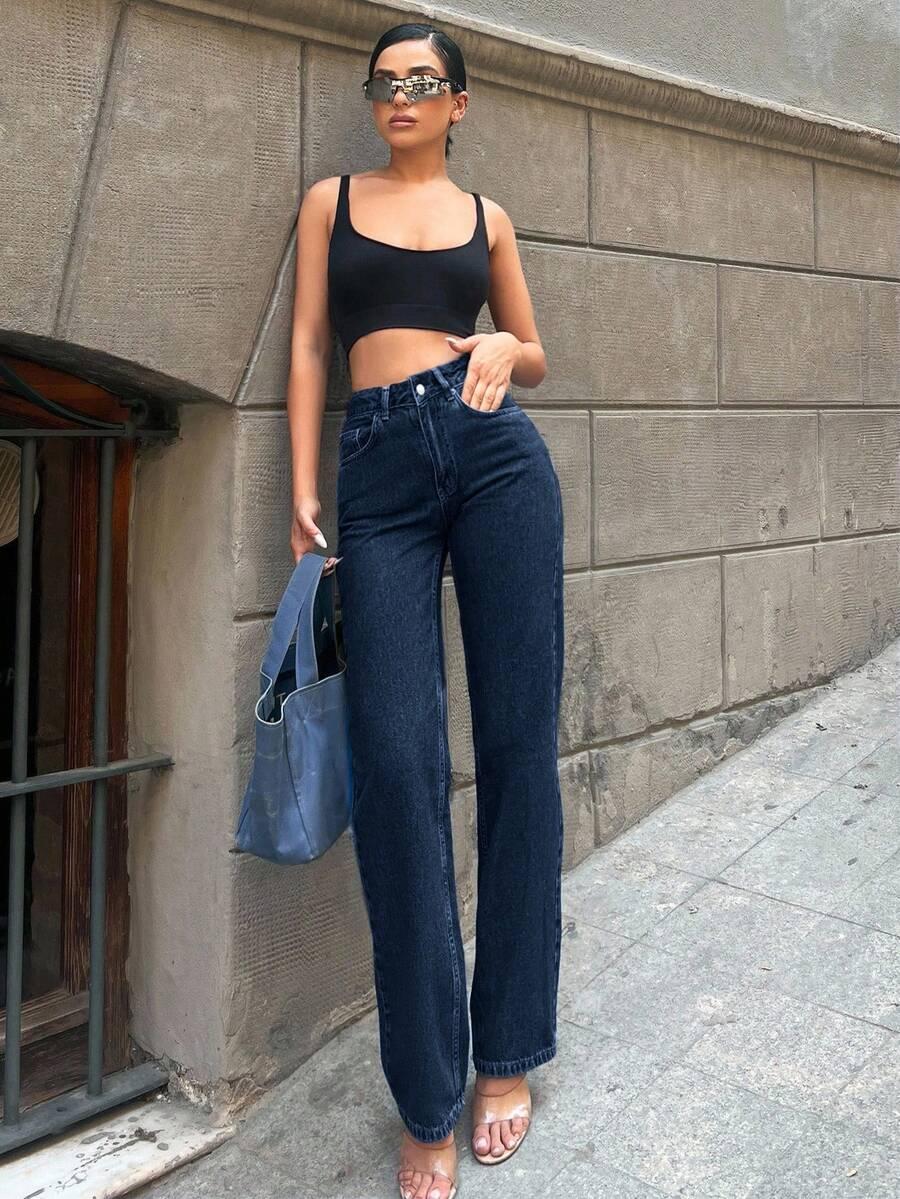 NIEBIESKIE SPODNIE JEANS 