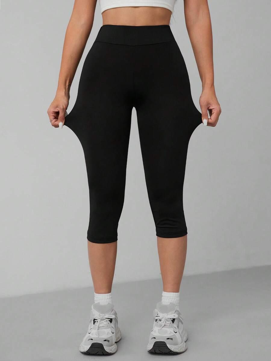 czarne legginsy wysoki stan