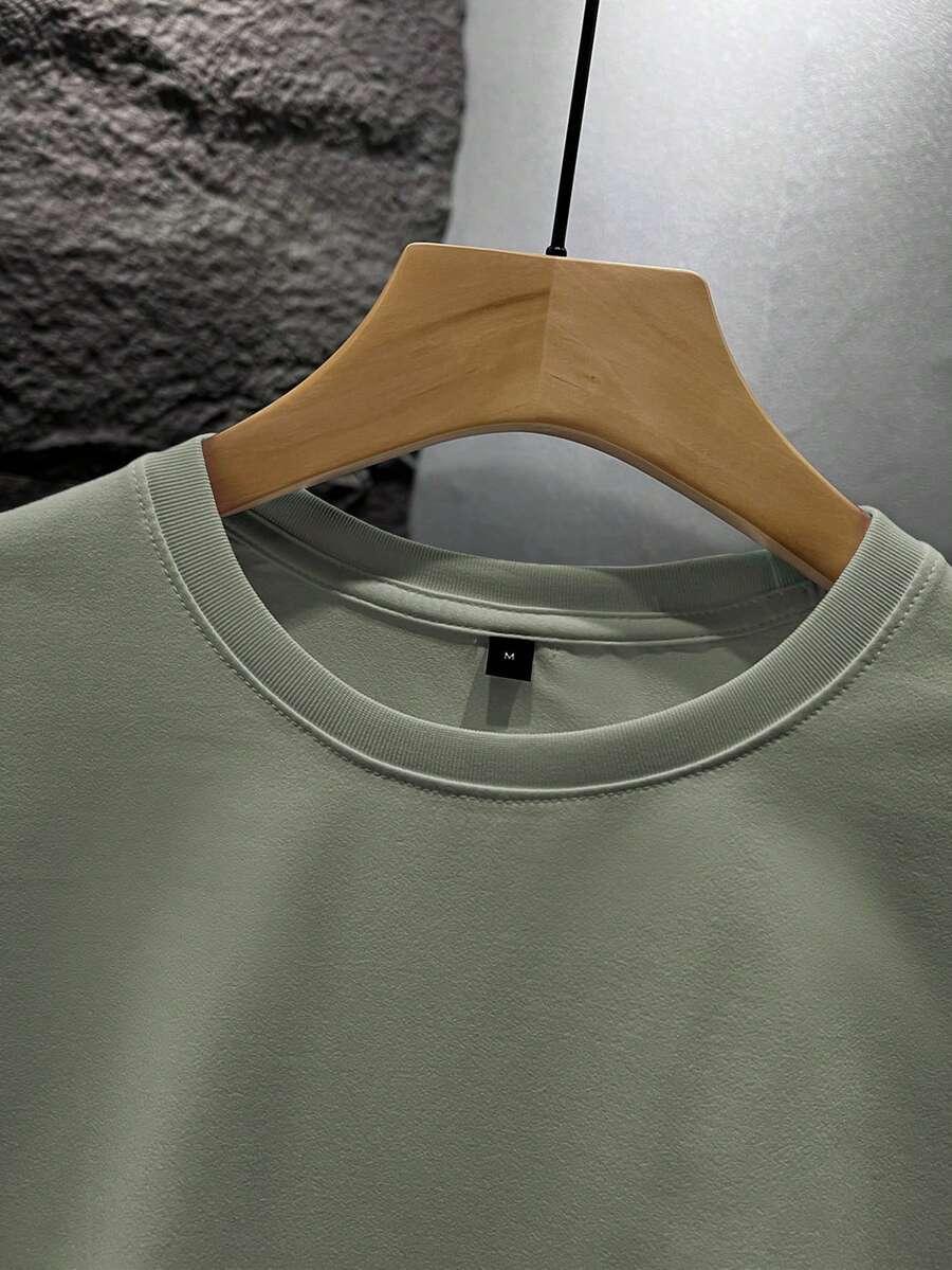 zielony t-shirt print 