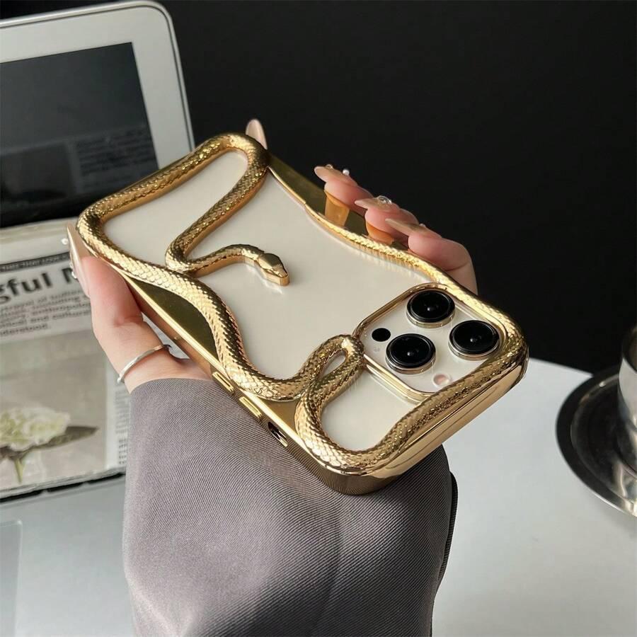 ZŁOTE ETUI NA TELEFON IPHONE