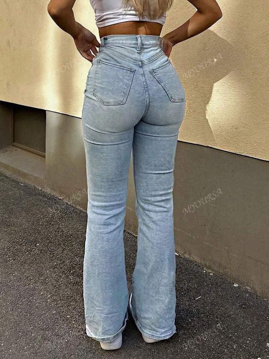NIEBIESKIE SPODNIE JEANS