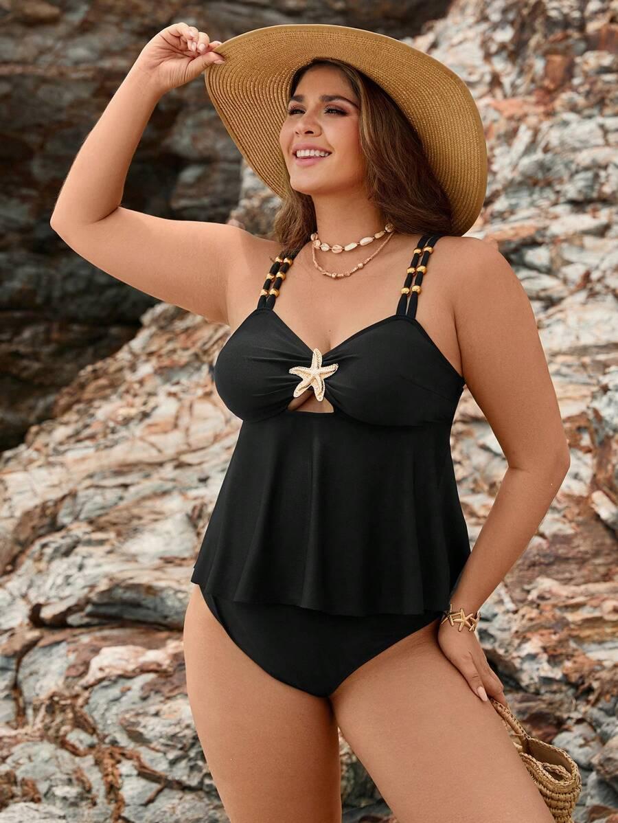 DWUCZĘŚCIOWY STRÓJ KĄPIELOWY TANKINI