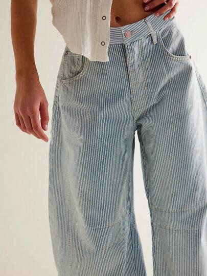 SPODNIE JEANS PASKI 