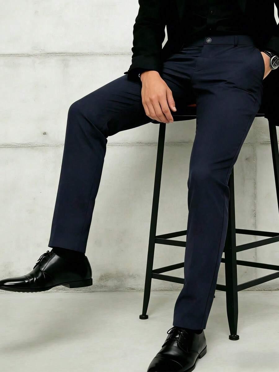 ELEGANCKIE SPODNIE MĘSKIE