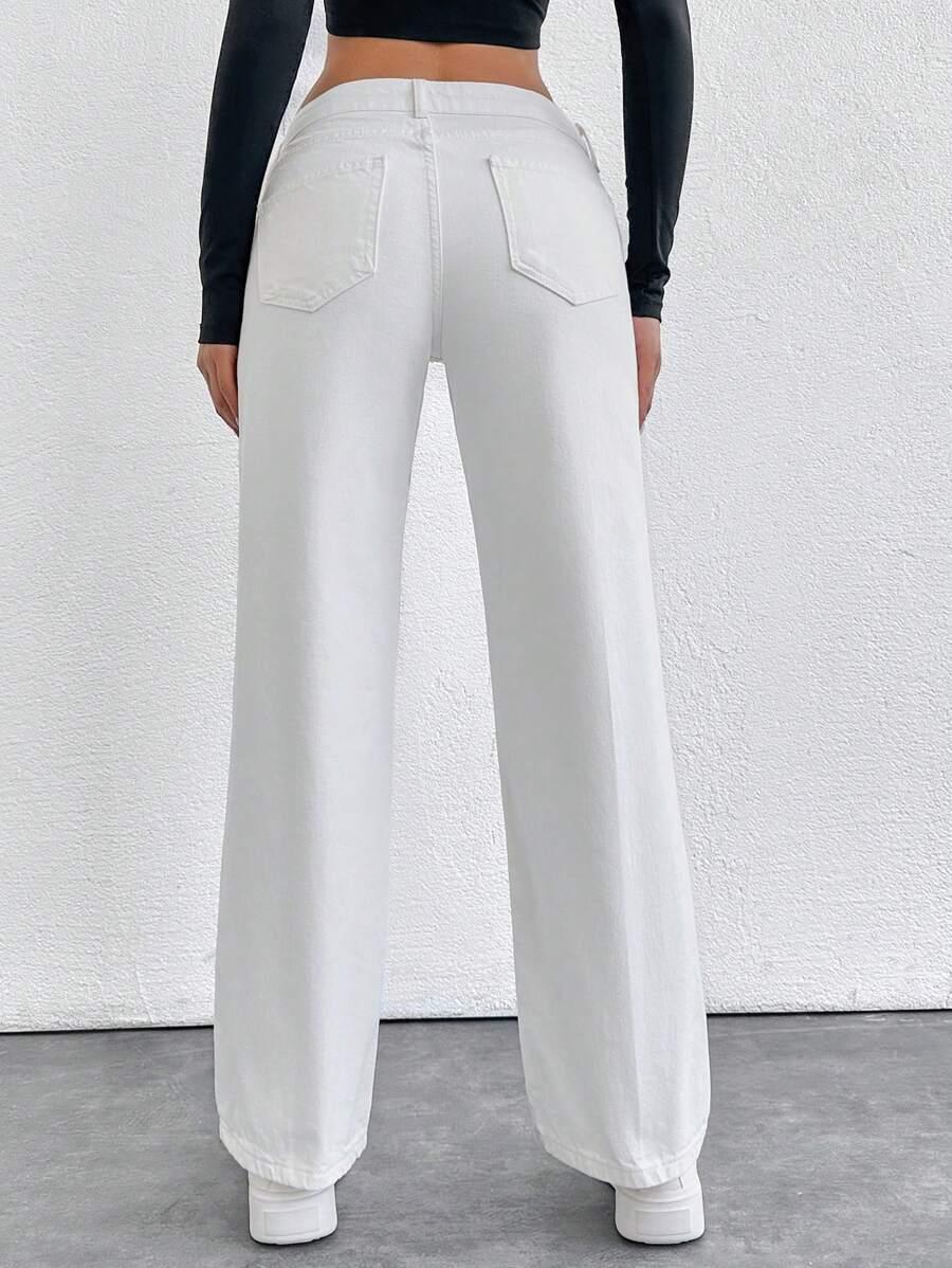 PROSTE SPODNIE JEANS