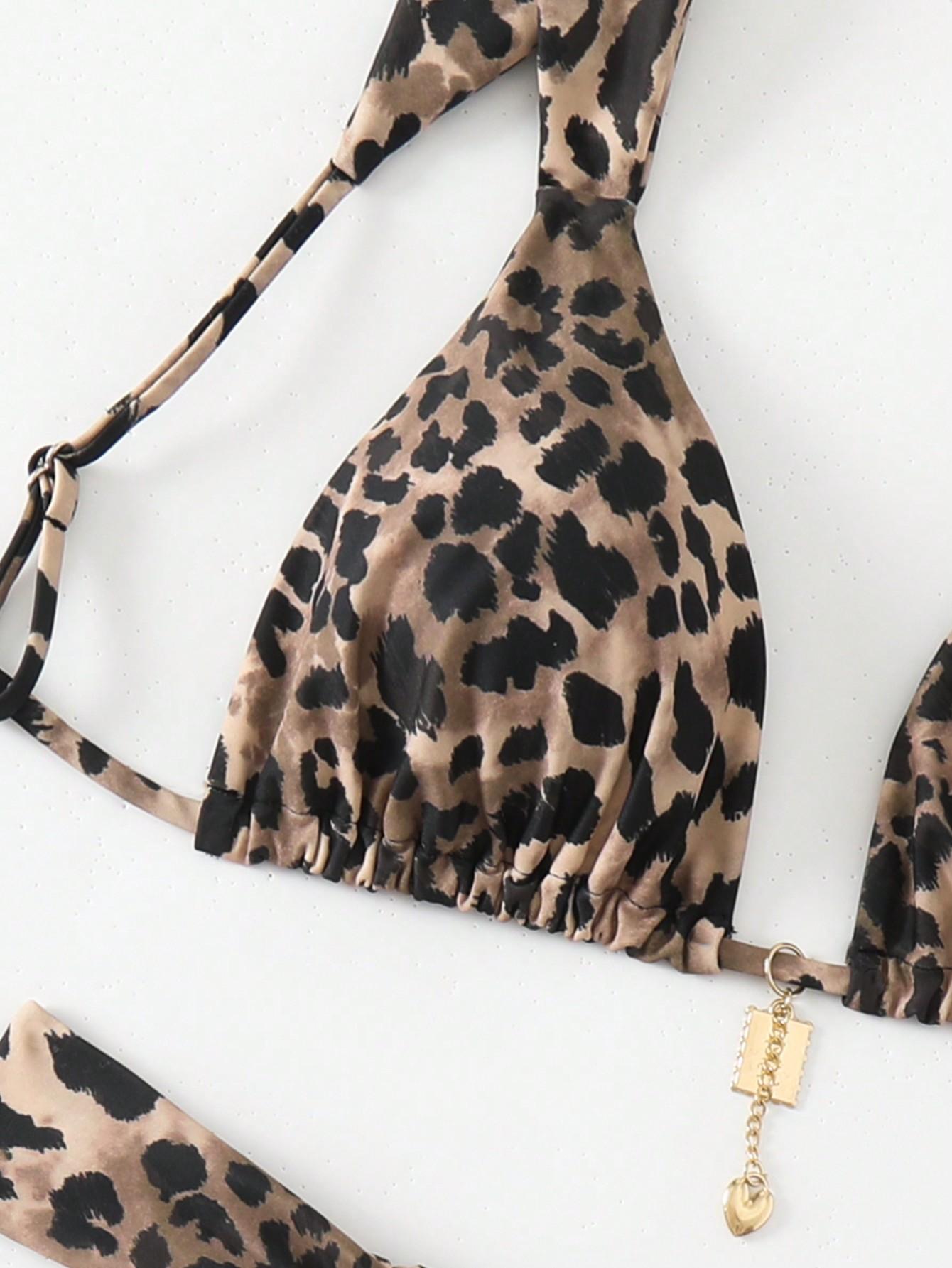 DWUCZĘŚCIOWY STRÓJ KĄPIELOWY ANIMAL PRINT